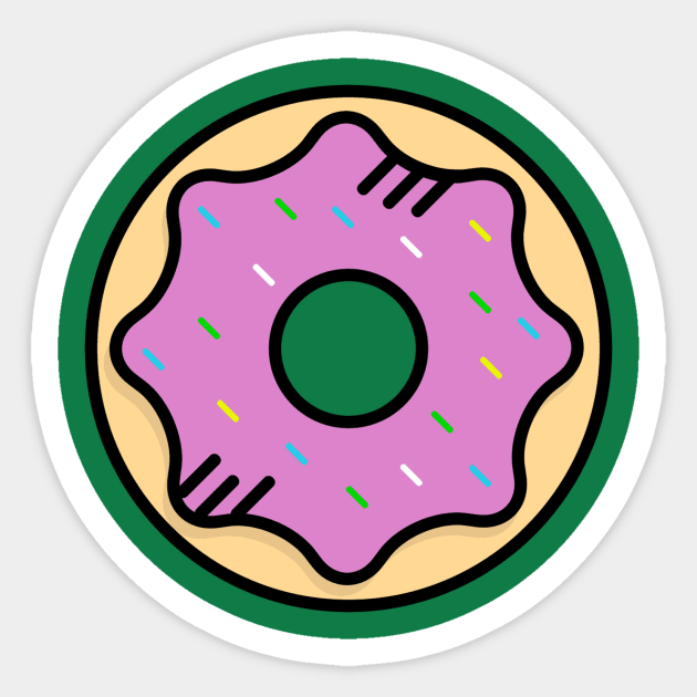 Cute Donut Pink - Icon Sticker by Lionti_design